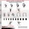 Service Caster 3 Inch 316SS Thermoplastic Rubber Swivel 1-1/2 Inch Expanding Stem Caster Brake SCC-SS316EX20S314-TPRB-TLB-112 - alternate 3